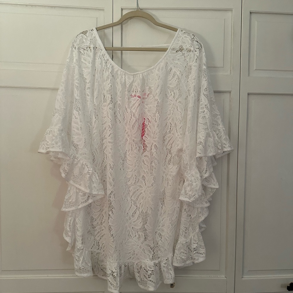 Lilly Pulitzer Swim Coverup - White - L/XL